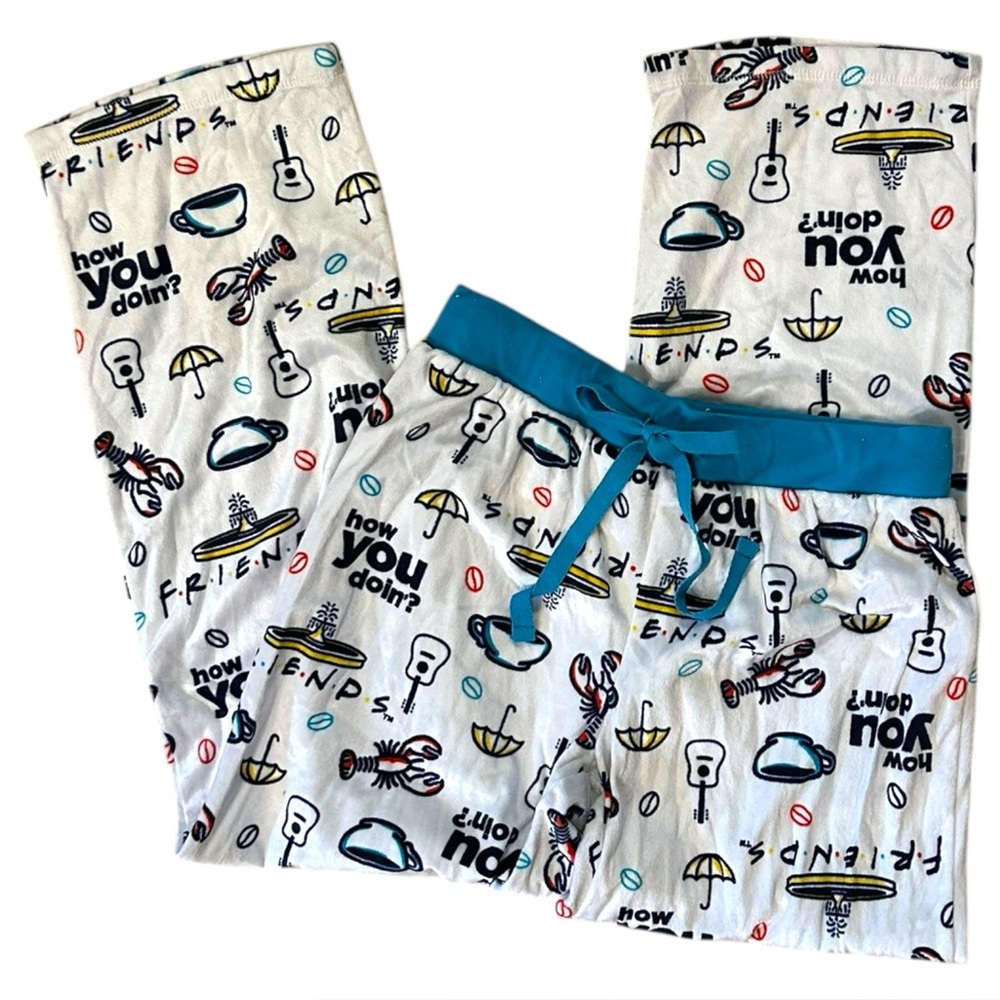 FRIENDS Pajama Lounge Pants Women’s Medium Sleepwear TV Show Graphic Comfy Soft